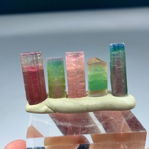 Rainbow Tourmaline Crystals from Afghanistan - 10 gram