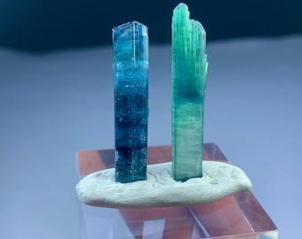 Blue tourmaline Crystals from Afghanistan -8 gram