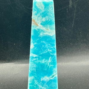Blue Aragonite Tower with Natural Holes - 240 gram