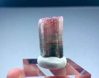 Multi color tourmaline Crystal from Afghanistan -11.5gram