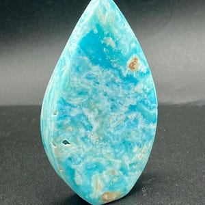 Excellent quality blue aragonite flame