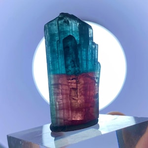 Candy Tourmaline Crystal: Raw Gemstone from Afghanistan