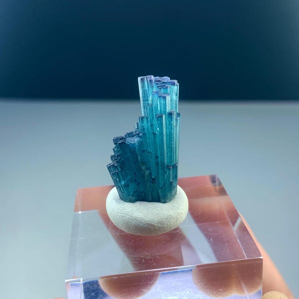 Indicolite tourmaline bunch from Afghanistan -5 gram