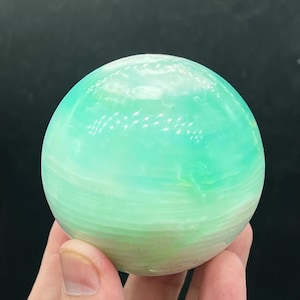 excellent quality finger print calcite sphere