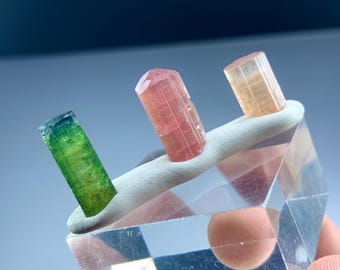 Bicolor tourmaline Crystals from Afghanistan -7.8 gram