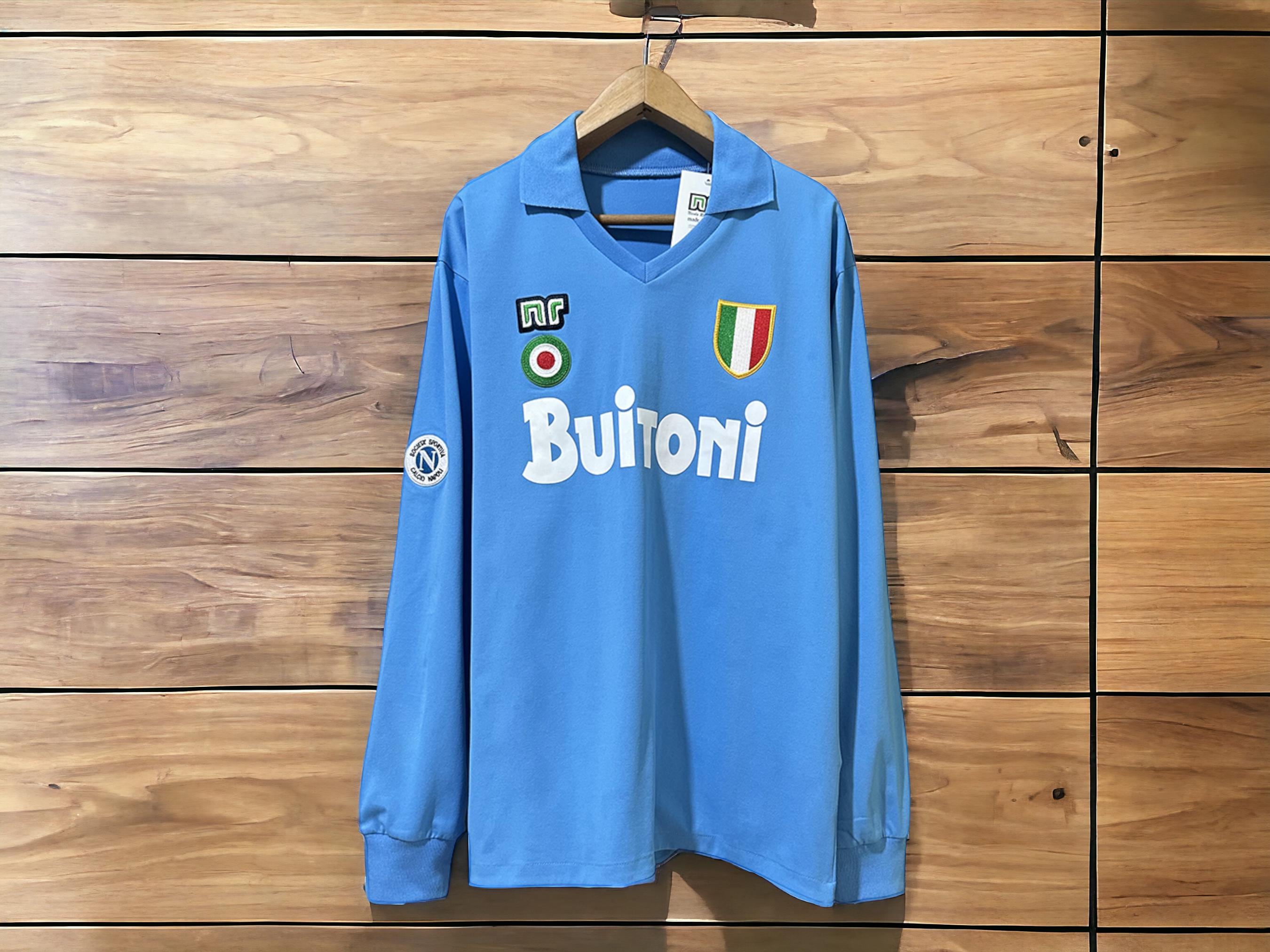 ナポリ マラドーナ　80s ヴィンテージ Retro Napoli Maradona Jersey - Etsy Canada
