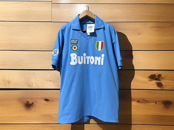 1987-88 Napoli Home Retro T-shirt - Etsy