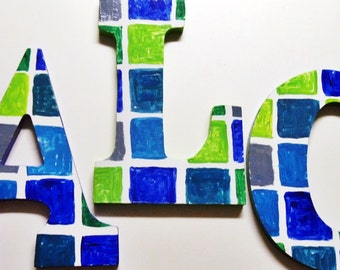 leopard print letters etsy