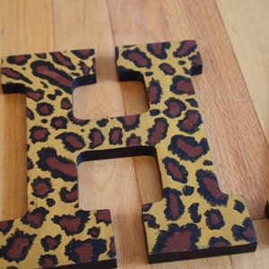 Leopard Print Letters image 2