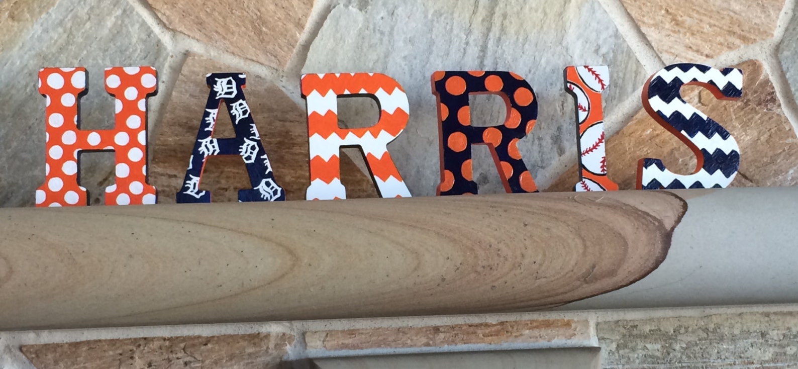 Sports Themed Letters 5 Inches Standing Letters Etsy