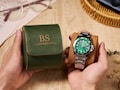 Personalized Leather Watch Case,Travel Watch Roll,Watch Roll for 3 Watches,Valentine's Day gift, Gift for Him,Gift For Dad,Groomsmen Gift