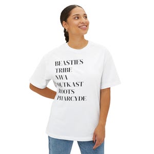 90s Hip Hop Oversized Tee: Retro Street Style Unisex Shirt