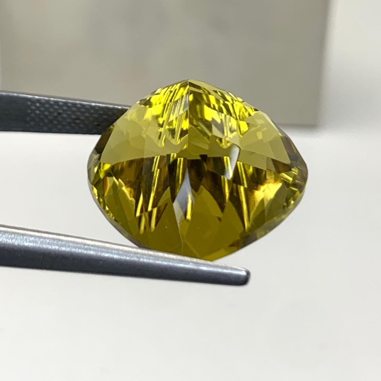 21.08 Carat Honey Quartz Heart Cut Gemstone: Yellow Gem for
