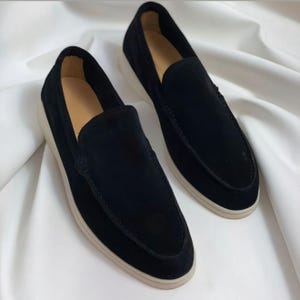 Boat shoes for men, handmade leather shoe , gift for men, suede shoes for men, genuine leather shoes for men.