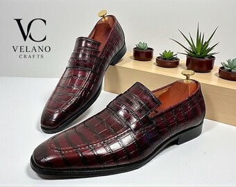 Genuine Men MORESCHI Tan Ostrich and Leather Penny Loafers  display picture 2