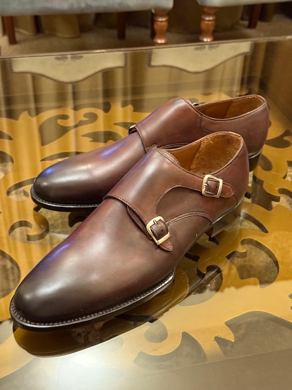 handmade leather shoes, gift for men, monk strap, oxford shoes, loafers, slip on, leather shoes for men, custom made monk straps.