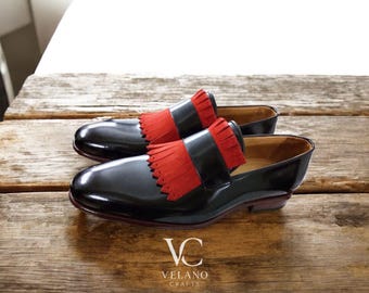 Mocasines de piel y ante auténticos hechos a mano: calzado formal e informal para hombre