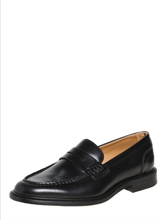 Black Loafers, handmade leather shoes, gift for men, Black tassel , loafers, slip on, custom made.