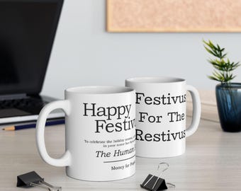 Festivus Celebration Mug | Perfect for Gifts, Festivals, Ceremonies, Fundraisers, Holiday Celebrations