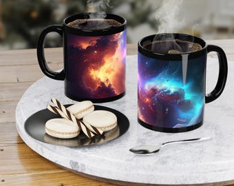 Celestial Coffee Mug, Galactic Space Travel Mug, Universe-Themed Gift for Astronomers, Starry Night Mug, Coffee Lovers Gift, Cosmic Decor