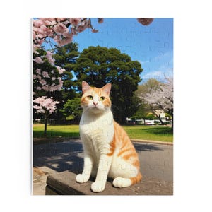 Cat-Themed Puzzle, 120/252/500-Piece Cat Jigsaw Puzzle, Perfect for Cat Lovers, Gifts for Kids and Adults, Fun Family Activity, Home [...]