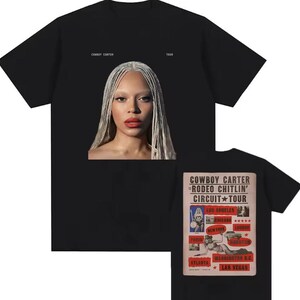 T-shirt Beyonce COWBOY CARTER TOUR 2025, t-shirt femme