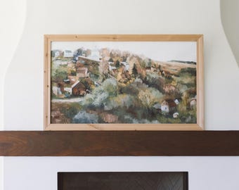 Natural Wood Frame for Samsung Frame TV – Minimalist Modern Look - Also compatible with TCL/Hi-Sense