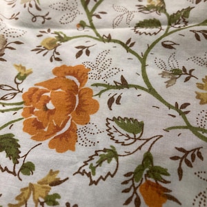 Vintage JC Penny Juliet Floral Twin Sheet | 1971 – 1973, Percale image 1
