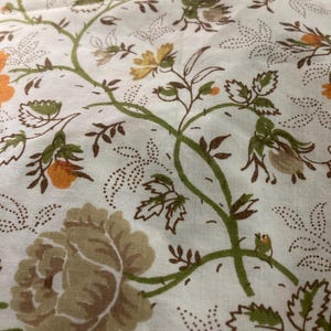 Vintage JC Penny Juliet Floral Twin Sheet | 1971 – 1973, Percale image 2
