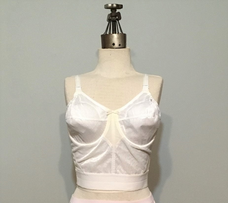 Vintage Playtex 18 Hour Front Close Posture Full Figure Soft Cup Bra White  42C 