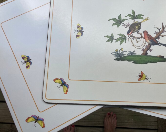 Pimpernel Herend Rothschild Birds Placemats Set of 8 Etsy