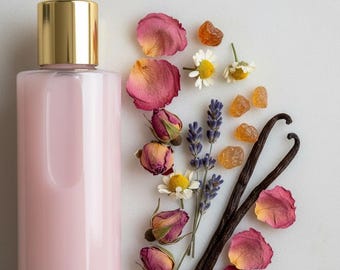 Baño de burbujas Drift and Dwell: rosa, lavanda, manzanilla, sándalo, ámbar y vainilla / 237 ml de Gulf Kind