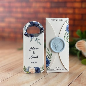 Bottle Opener Magnet,  Birthday Custom Gift, Custom Fridge Bottle Opener, Wedding Party Favor Guests, Bridal Shower Favor,