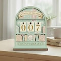 Personalized Book Tracker Sign: Vintage Library Decor, Books Read This Year Counter, Reading Tracker, Library Decor, Book Lover Gift