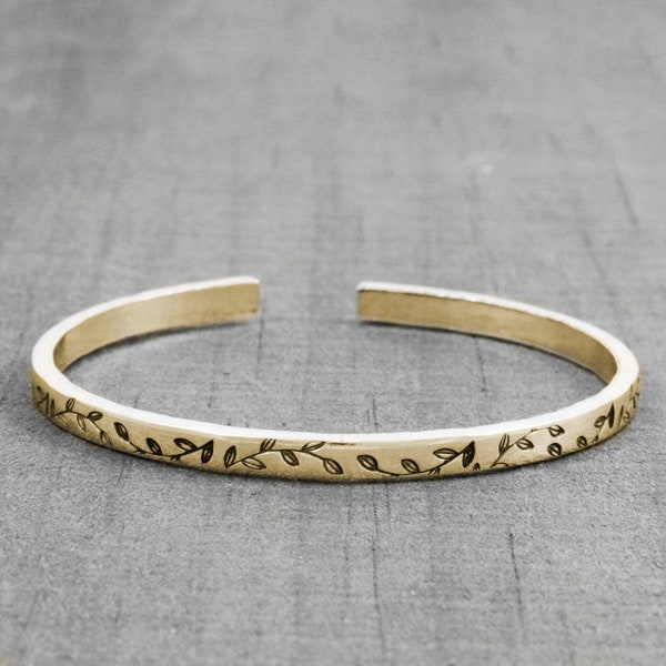Fleuriste Brass Cuff main image 0