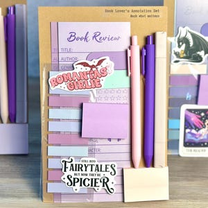 Book Lover’s Annotation Set | Enchanted Pages Book Club Stationary Kit