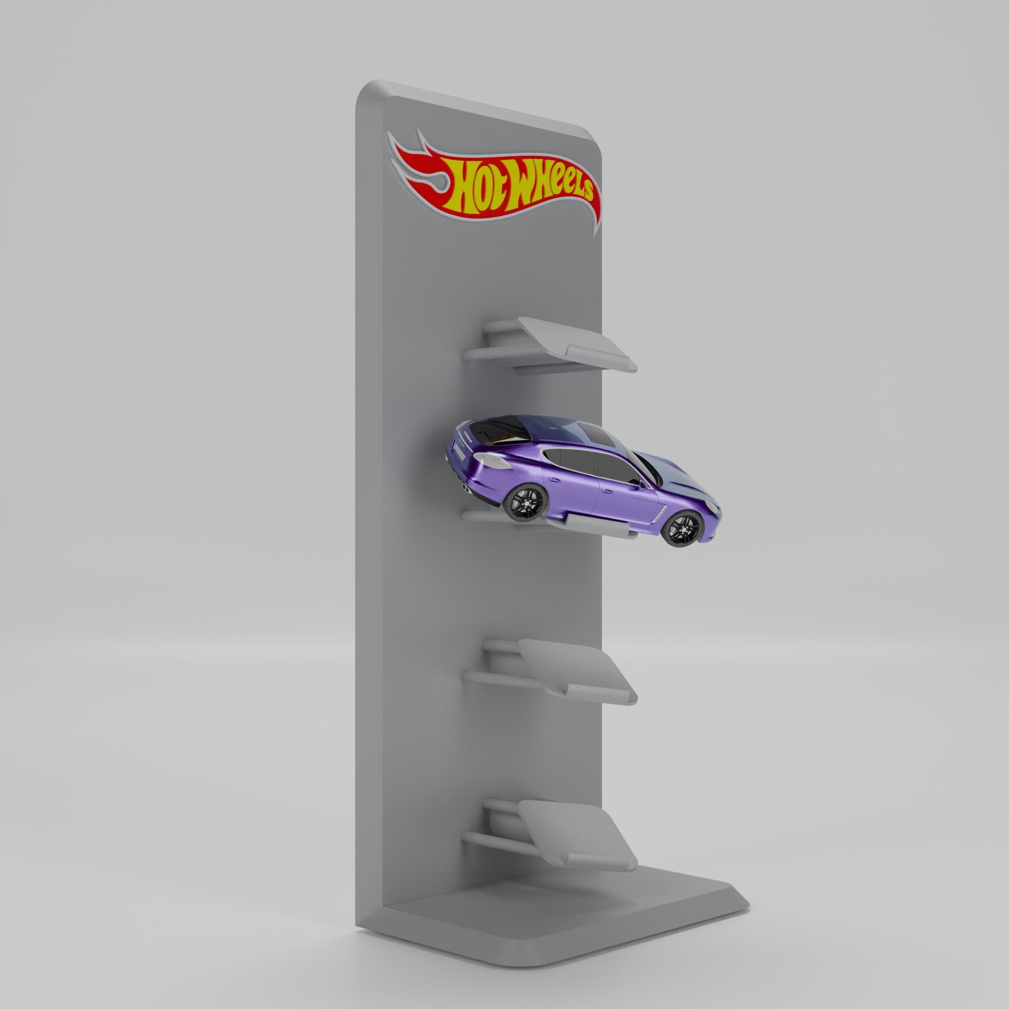 1:64 Diecast Car Display Stand – Hot Wheels Display - 3D Print