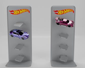1:64 Diecast Car Display Stand – Hot Wheels Display - 3D Print