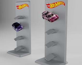 1:64 Diecast Car Display Stand – Hot Wheels Display - 3D Print