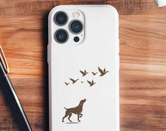 Deutsch Kurzhaar Handyhülle, Hundeliebhaber, GSP Jagd, Herren Handyhülle, Vogeljäger, Jagdhund, iPhone Samsung Google Pixel