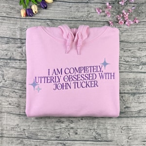 Briar University John Tucker Embroidered Sweatshirt and Hoodie, Hockey Romace Book Sweater, The Score Book Merch