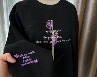 Powerless Trilogy Embroidered Sweatshirt and Hoodie, Oh Darling Kai Azer Sweater, Bookish Merch