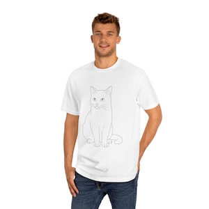 Unisex Cat Lover Tee, Fun Cotton T-Shirt, Gift for Cat Owners, Casual Wear, Cat Themed Fashion, Comfortable Everyday Shirt