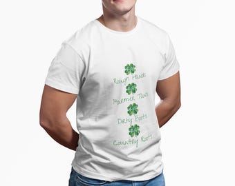 Front design 4-H Country Roots Graphic Tee | Farmer Hands, Dirty Boots