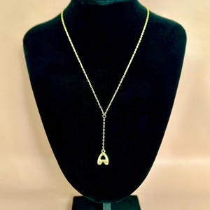 Custom Initial Necklace: 100% Gold-Filled