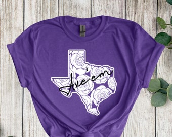 Stephen F. Austin shirt, SFA spirit shirt, Texas Rose design