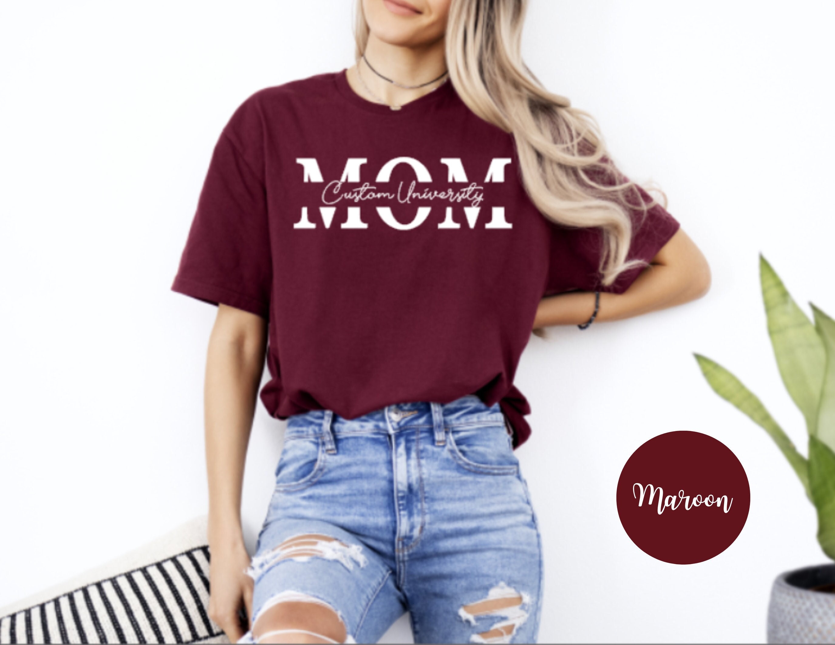 Custom Mom University shirt with free shipping