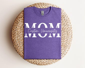 Custom Mom University shirt - Personalized University Tee