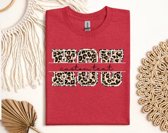 HOU houston cheetah mascot spirit sport shirt unisex women