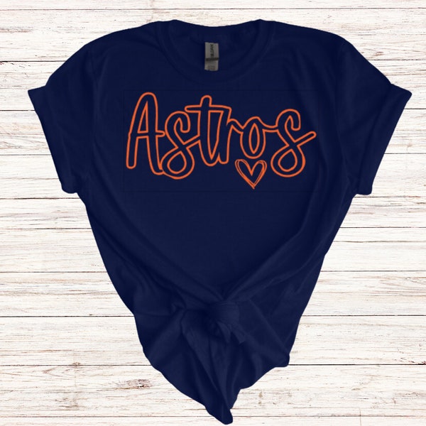Astros Bling Shirt Etsy